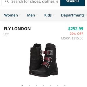 Fly London Pearl Distressed Boot